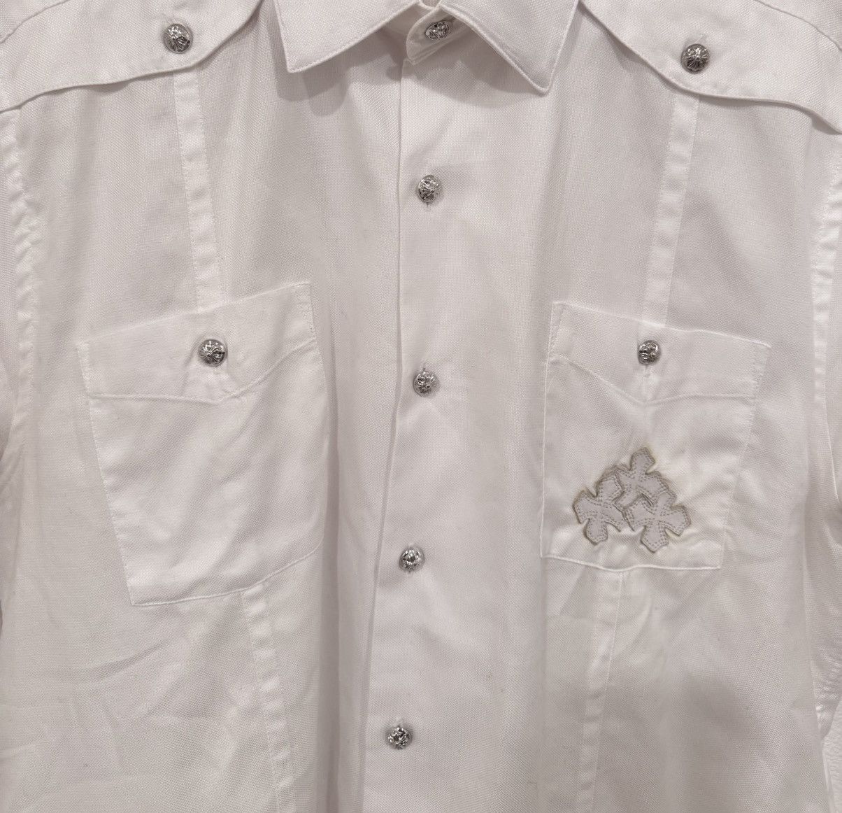 Chrome Hearts Chrome Hearts Cuban Guayabera Size US M / EU 48-50 / 2 - 3 Thumbnail