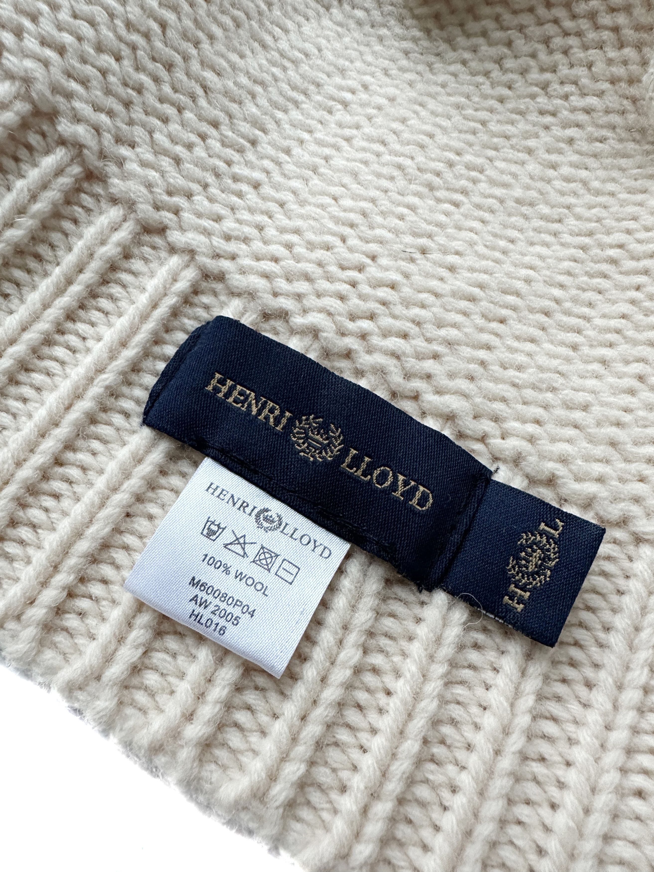 Henri Lloyd Henry Lloyd wool cream hat Size ONE SIZE - 3 Thumbnail