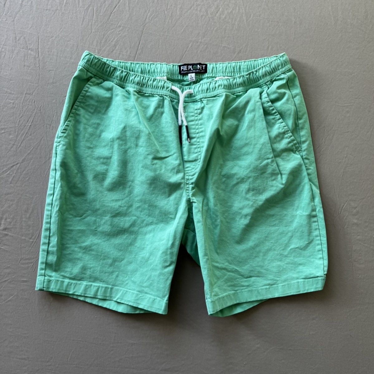 Free Planet × Vintage Free Planet Cotton Pull On Shorts Size US 31 - 1 Thumbnail