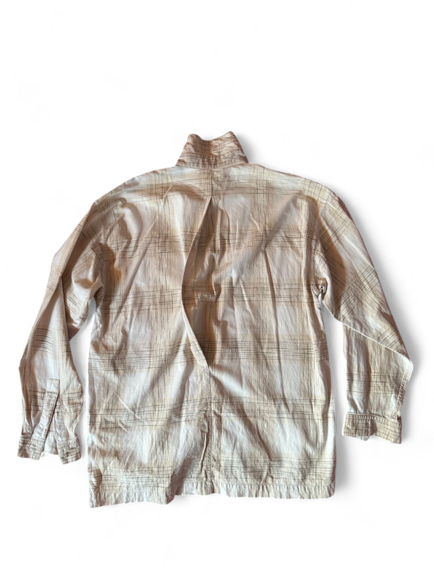 Issey Miyake 90s Issey Miyake Men’s Plaid Shirt Size US S / EU 44-46 / 1 - 9 Thumbnail