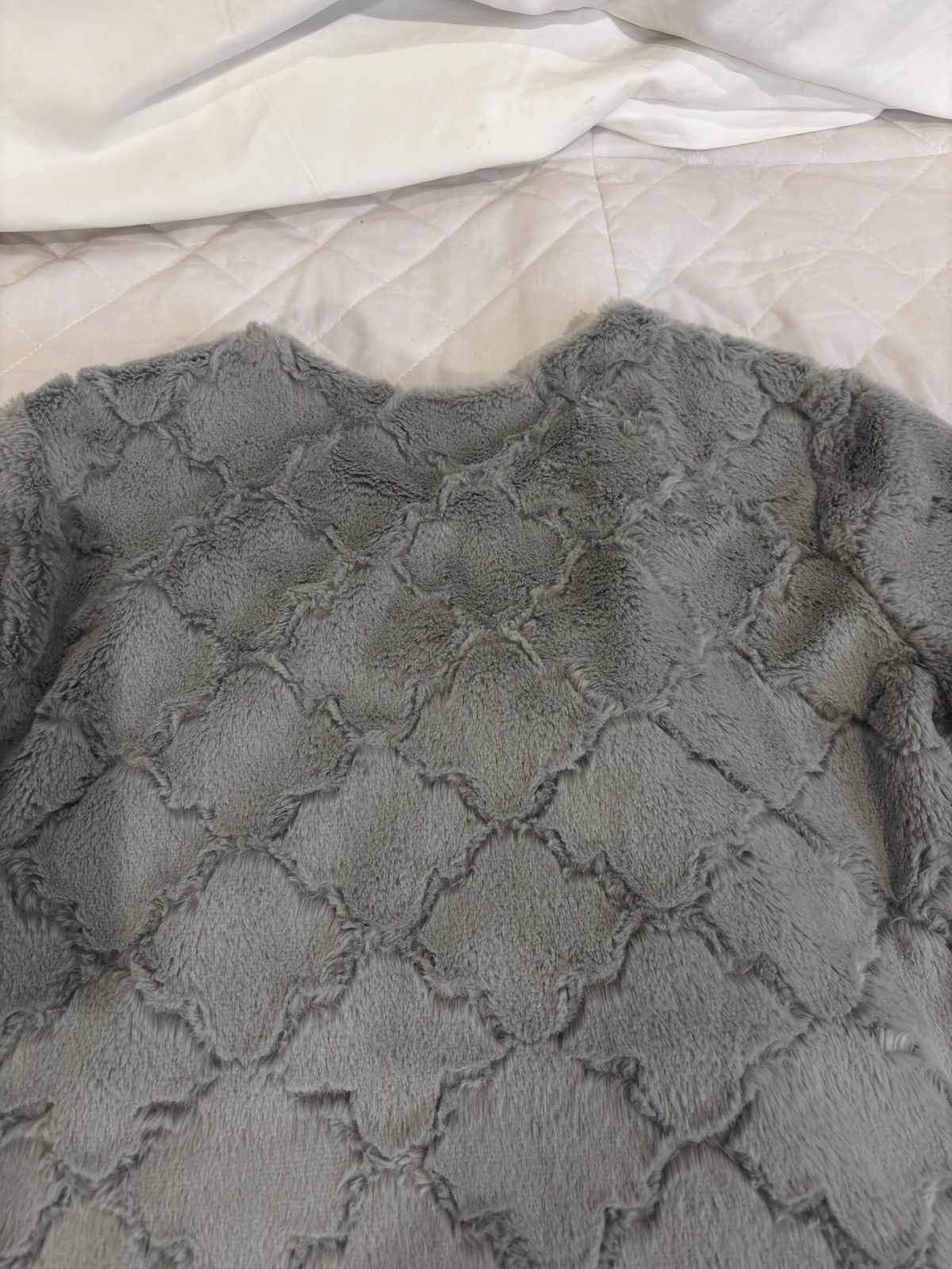 Other Light gray faux fur Jacket.wc777 Size L / US 10 / IT 46 - 10 Thumbnail
