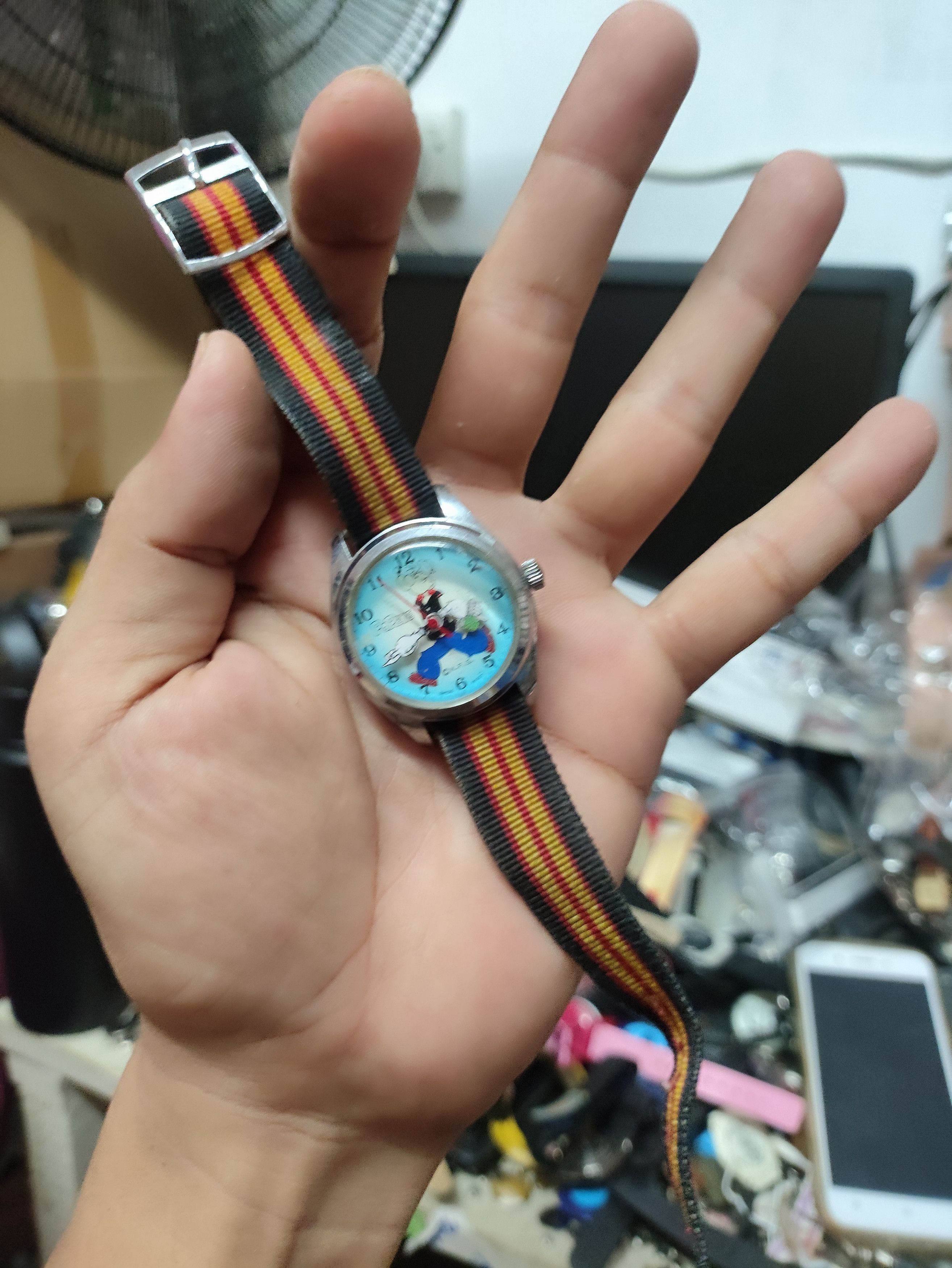 Vintage Vintage Popeye Automatic Hand Winding Watch JAPAN Size ONE SIZE - 8 Thumbnail