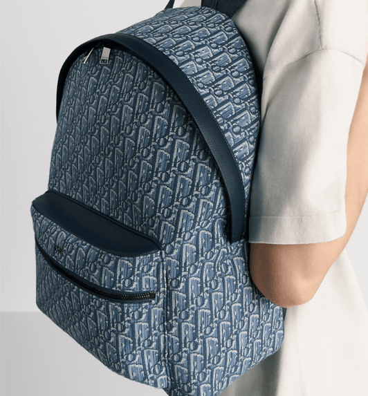 Dior o1w1db10426 1VOBA0 Size : OS / Rider Backpack in Blue Size ONE SIZE - 6 Thumbnail