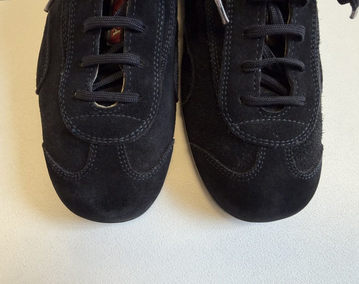Prada OG Black Suede ‘Montecarlo’ Sneakers Size US 8 / EU 41 - 11 Thumbnail