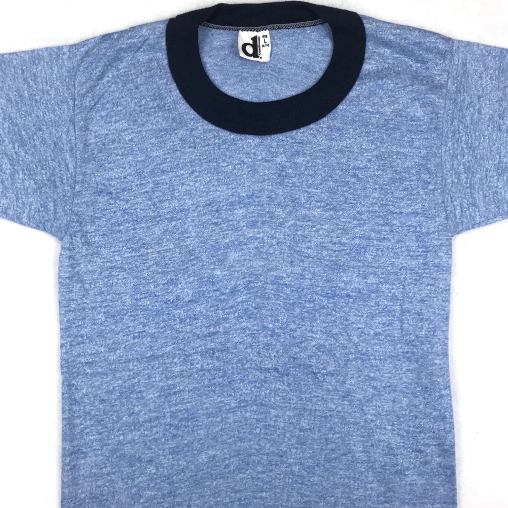 Vintage VINTAGE NOS 80s BLANK BLUE RAYON TRI-BLEND RINGER T-Shirt XS Men Blue 80s 90s Mens XS T-Shirt Regular Crew Neck Short Sleeve Vintage Size US XS / EU 42 / 0 - 3 Thumbnail