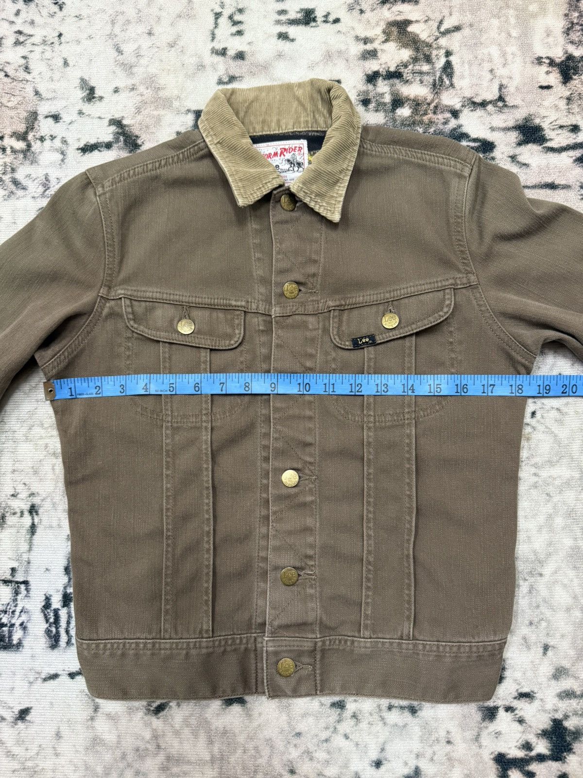 Lee Vintage 90s Lee rider Reproduction Brown Trucker Jacket Size US XS / EU 42 / 0 - 14 Thumbnail