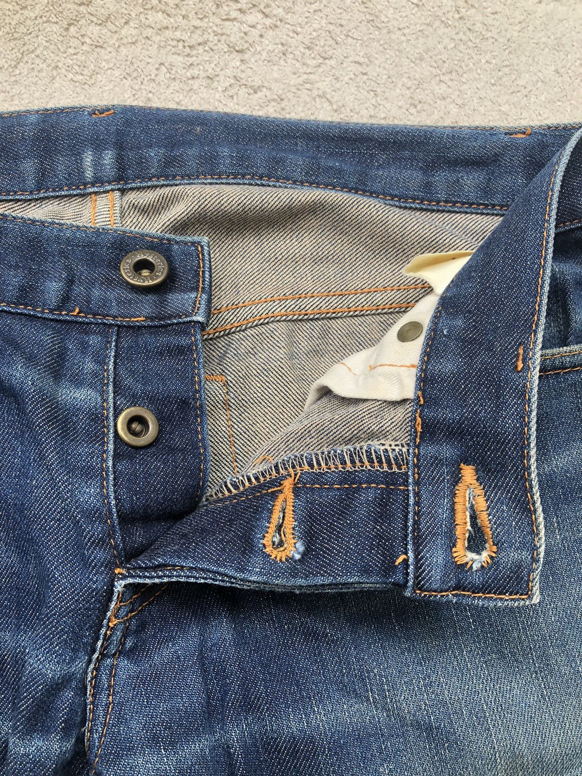 Hysteric Glamour × Vintage Vintage Hysteric Glamour Faded Denim Jeans Size US 31 - 5 Thumbnail