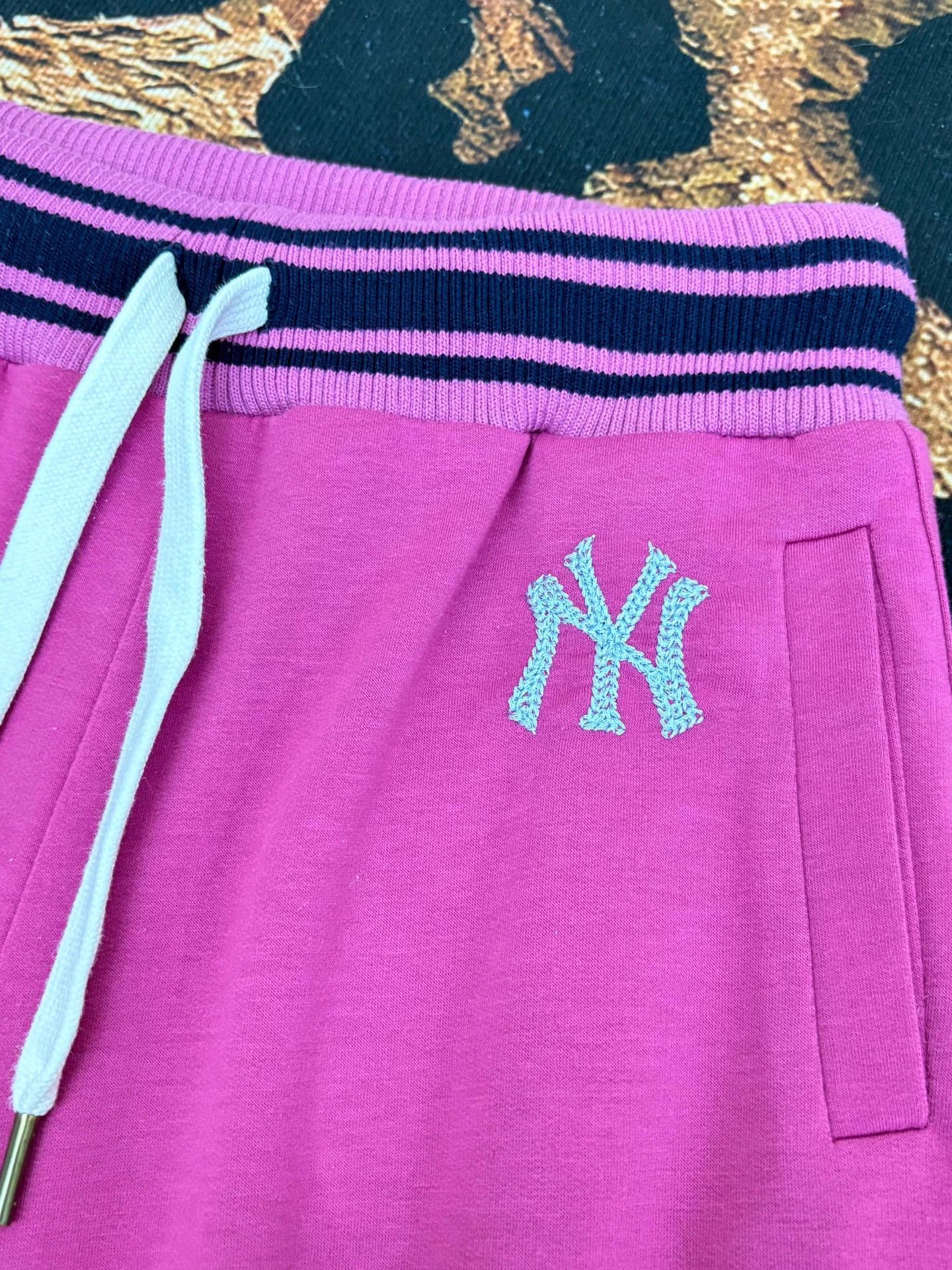 Other lb03 letter embroidery batwing sleeves 7/8 elastic waist tracksuit Size M / US 6-8 / IT 42-44 - 8 Thumbnail