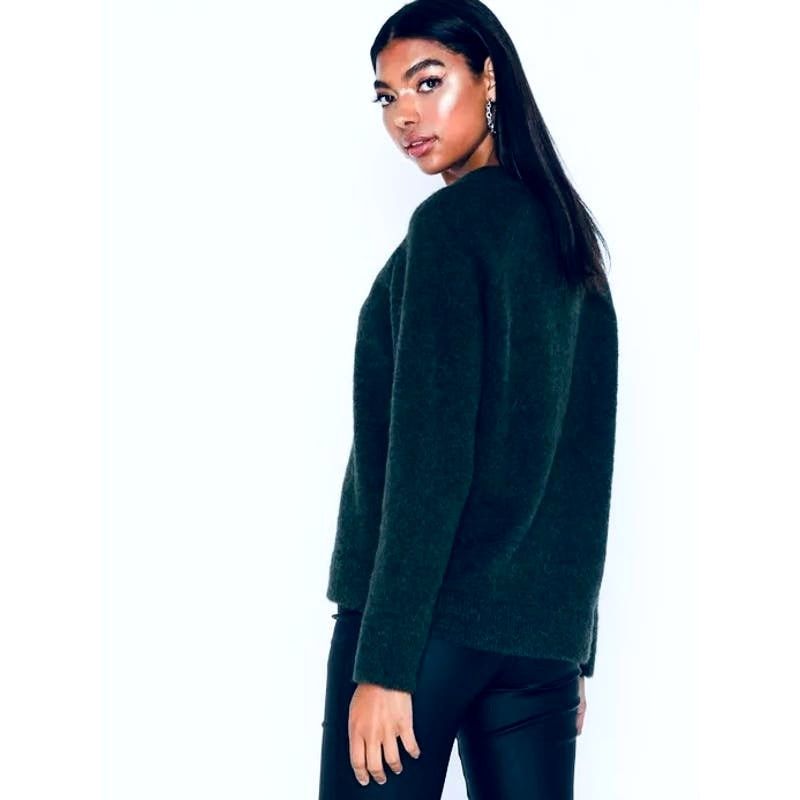 Vince Vince Green Wool Alpaca Blend Sweater | Size XS Size XS / US 0-2 / IT 36-38 - 6 Thumbnail