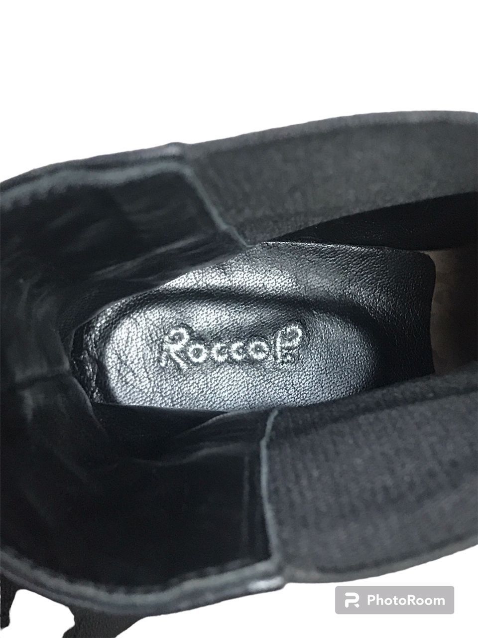 RoccoP Rocco P Ladies Handmade Ankle Black Boots Size US 7.5 / IT 37.5 - 8 Thumbnail