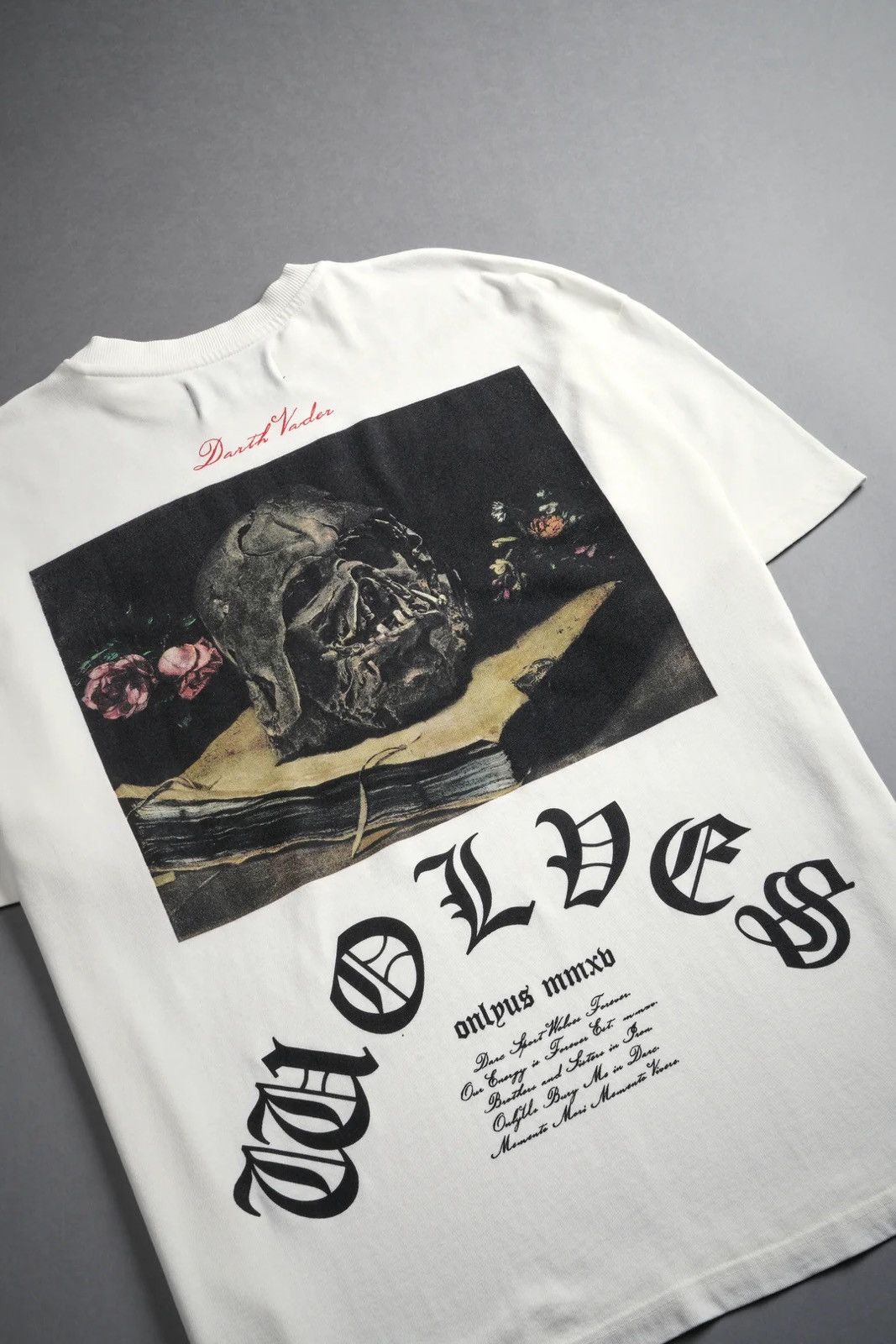Darc Sport DARC SPORT ASHES OF THE DARK LORD OVERSIZED TEE IN CREAM-XL Size US XL / EU 56 / 4 - 3 Thumbnail