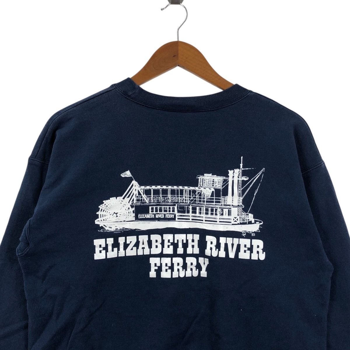 Other Vintage ELIZABETH RIVER FERRY By Hanes Sweatshirt Size US S / EU 44-46 / 1 - 2 Thumbnail