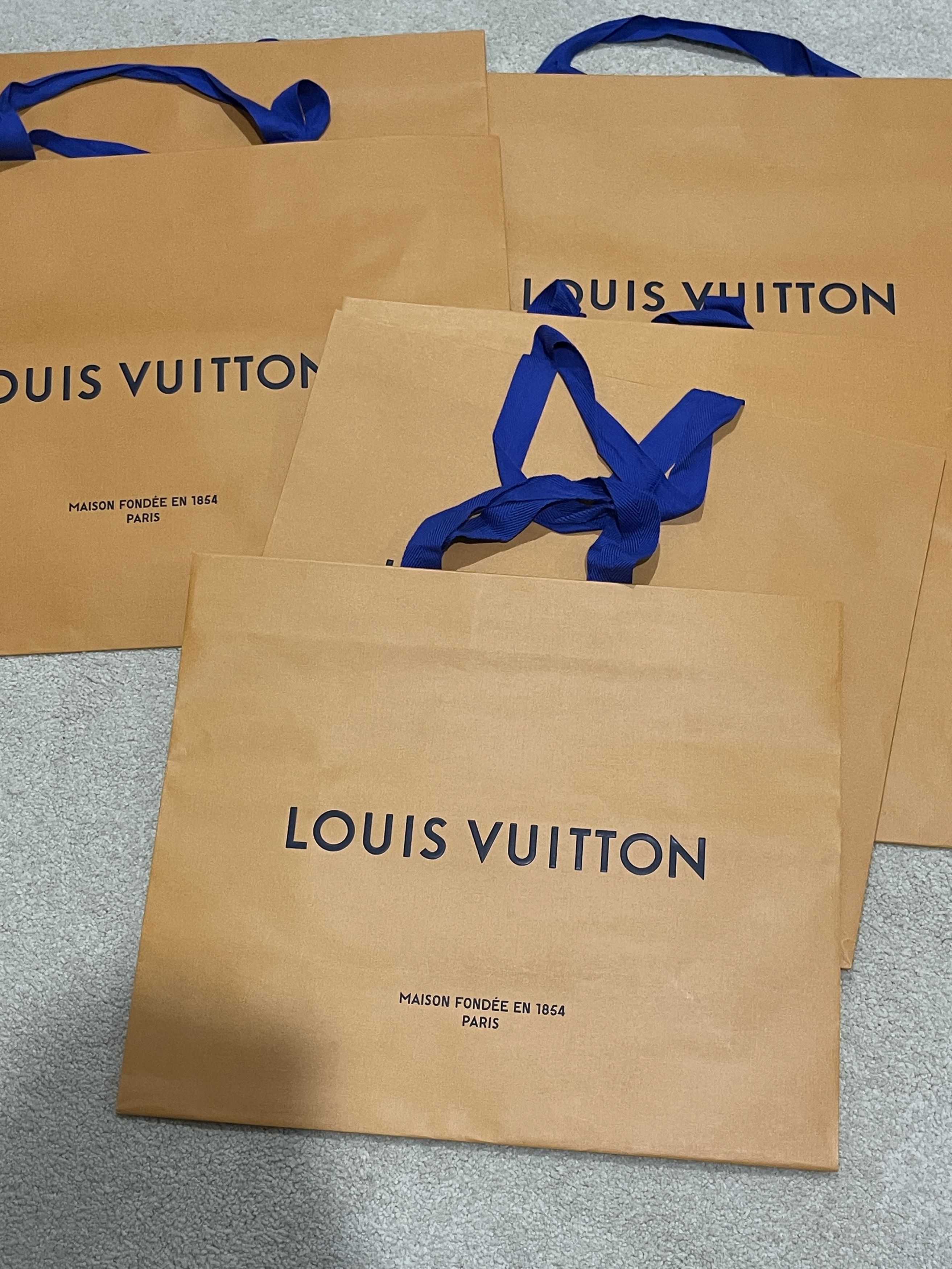 Louis Vuitton Louis Vuitton Orange Shopping Bags - All Sizes Size ONE SIZE - 4 Thumbnail