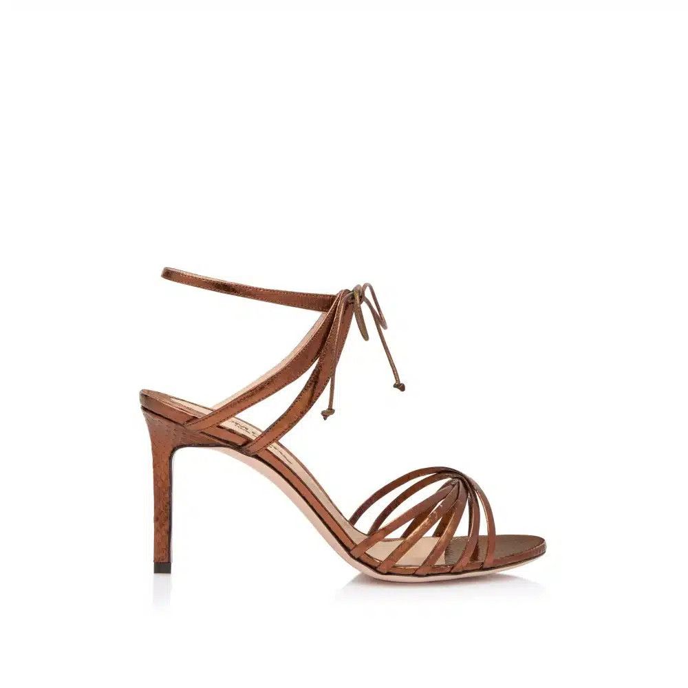 Tom Ford o1loc1c0625 W3532 85MM Angelica Sandals in Dark Bronze Size US 6 / IT 36 - 1 Thumbnail