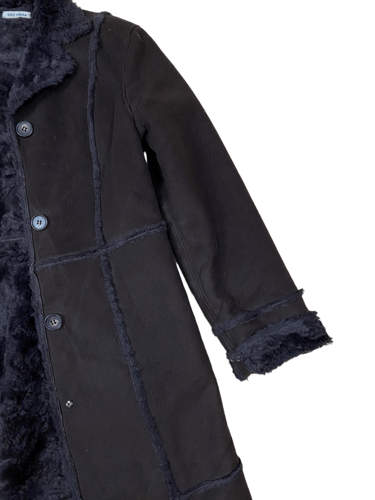 Japanese Brand × Vintage Vintage Fur Long Coat Dark Brown Size US S / EU 44-46 / 1 - 6 Thumbnail