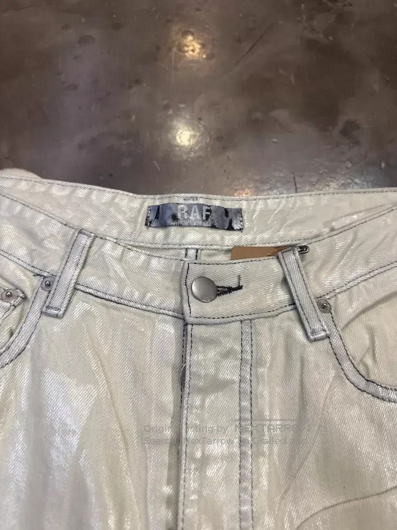 Raf Simons Raf Simons Beige pioneer brushed wax jeans Size US 32 / EU 48 - 3 Thumbnail
