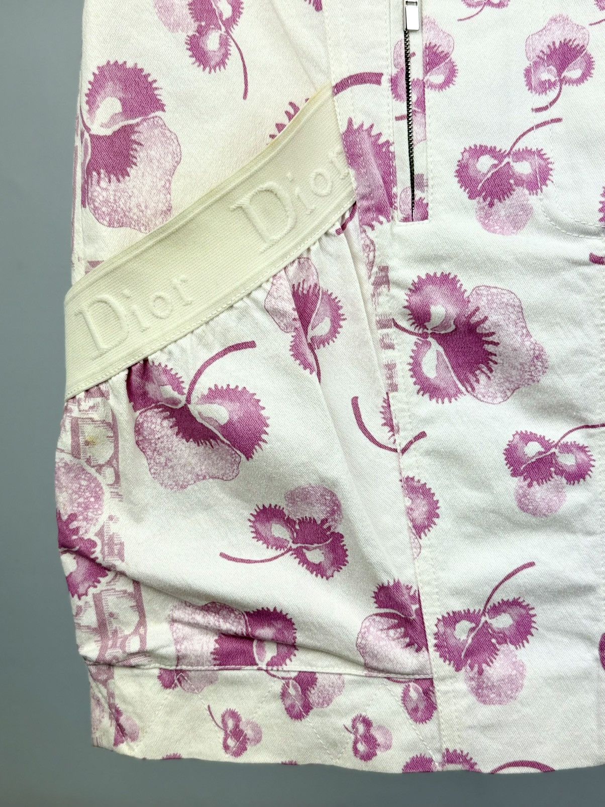 Dior Dior - John Galliano - Ad Campaign - Cherry Blossom - Skirt Size 26" / US 2 / IT 38 - 6 Thumbnail