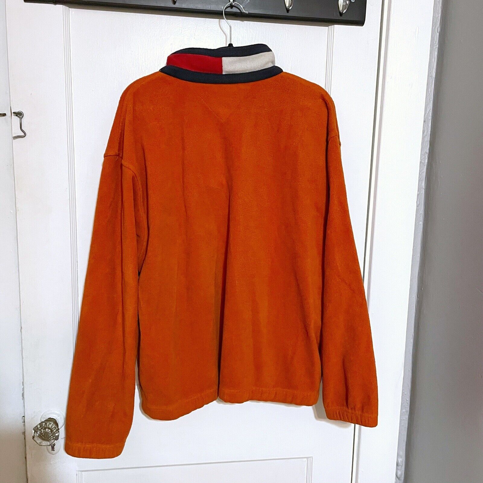 Tommy Hilfiger Vintage y2k Tommy Hilfiger Fleece Pullover Orange Men’s Med Size US M / EU 48-50 / 2 - 4 Thumbnail
