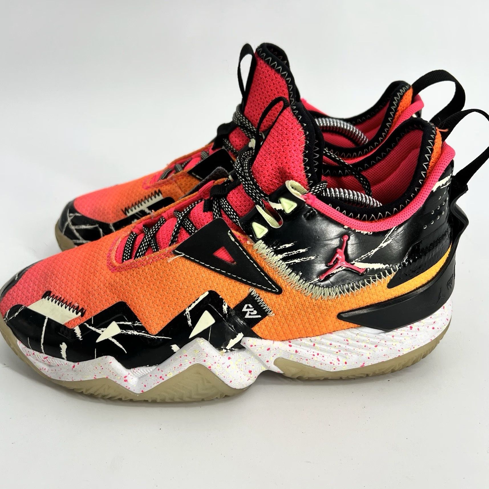 Jordan Brand Nike Jordan Westbrook One Take Sneakers Men Size 8 Basketball CJ0781-600 Orange Retro Low Top Cushioned Comfort Casual Athletic Shoes Size US 8 / EU 41 - 6 Thumbnail