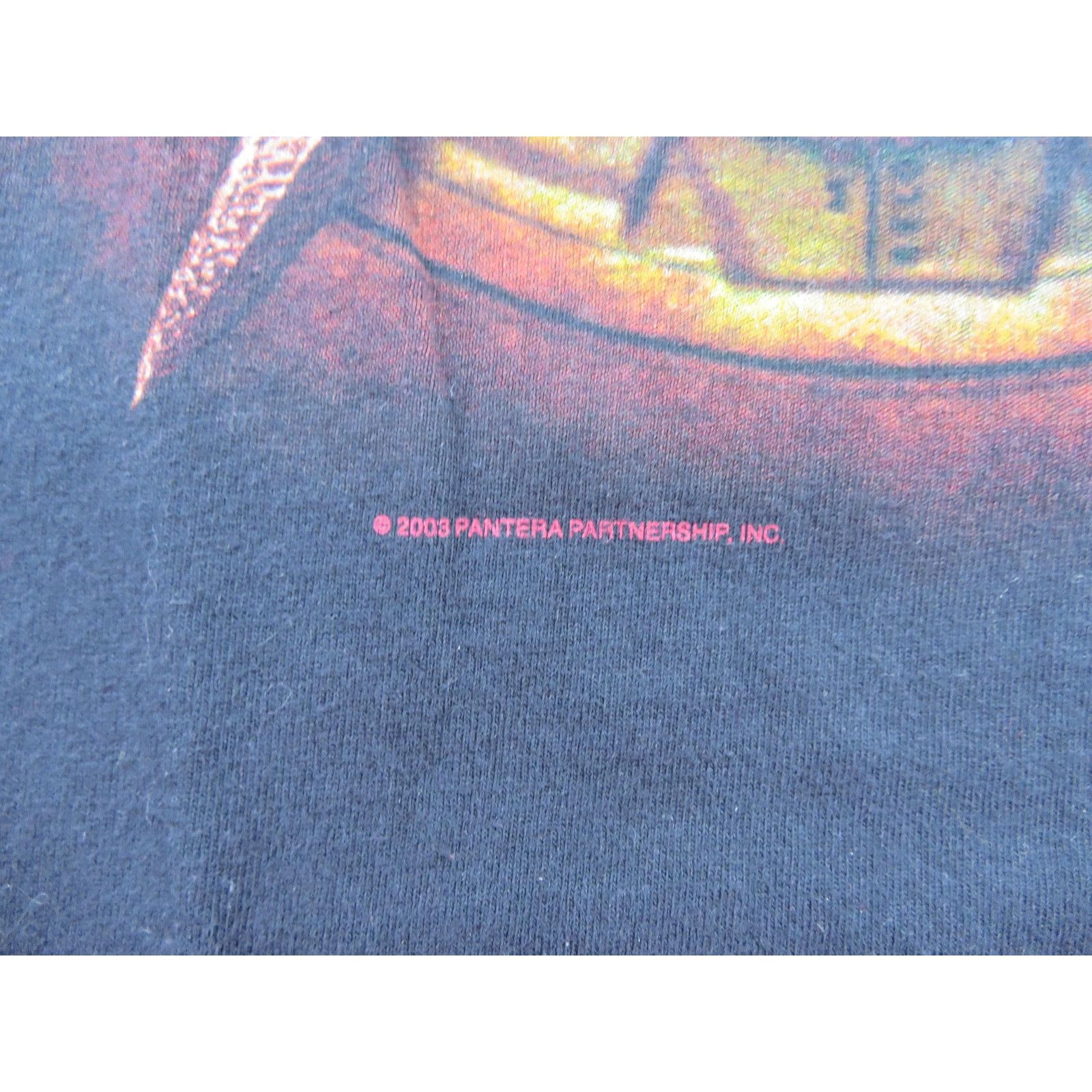 Hanes Pantera T-Shirt Double-Sided Black Hanes Brand Sz 3XL 2003 Size US XXL / EU 58 / 5 - 4 Thumbnail