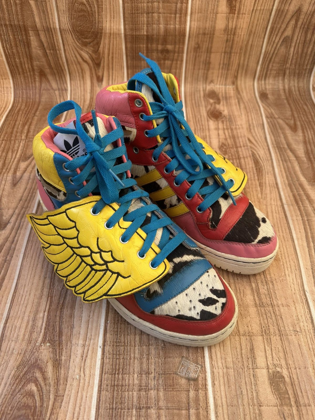 Adidas × Jeremy Scott Adidas Jeremy Scott 2NE1 Wings Avant Garde High Sneakers Size US 8.5 / EU 41-42 - 1 Thumbnail
