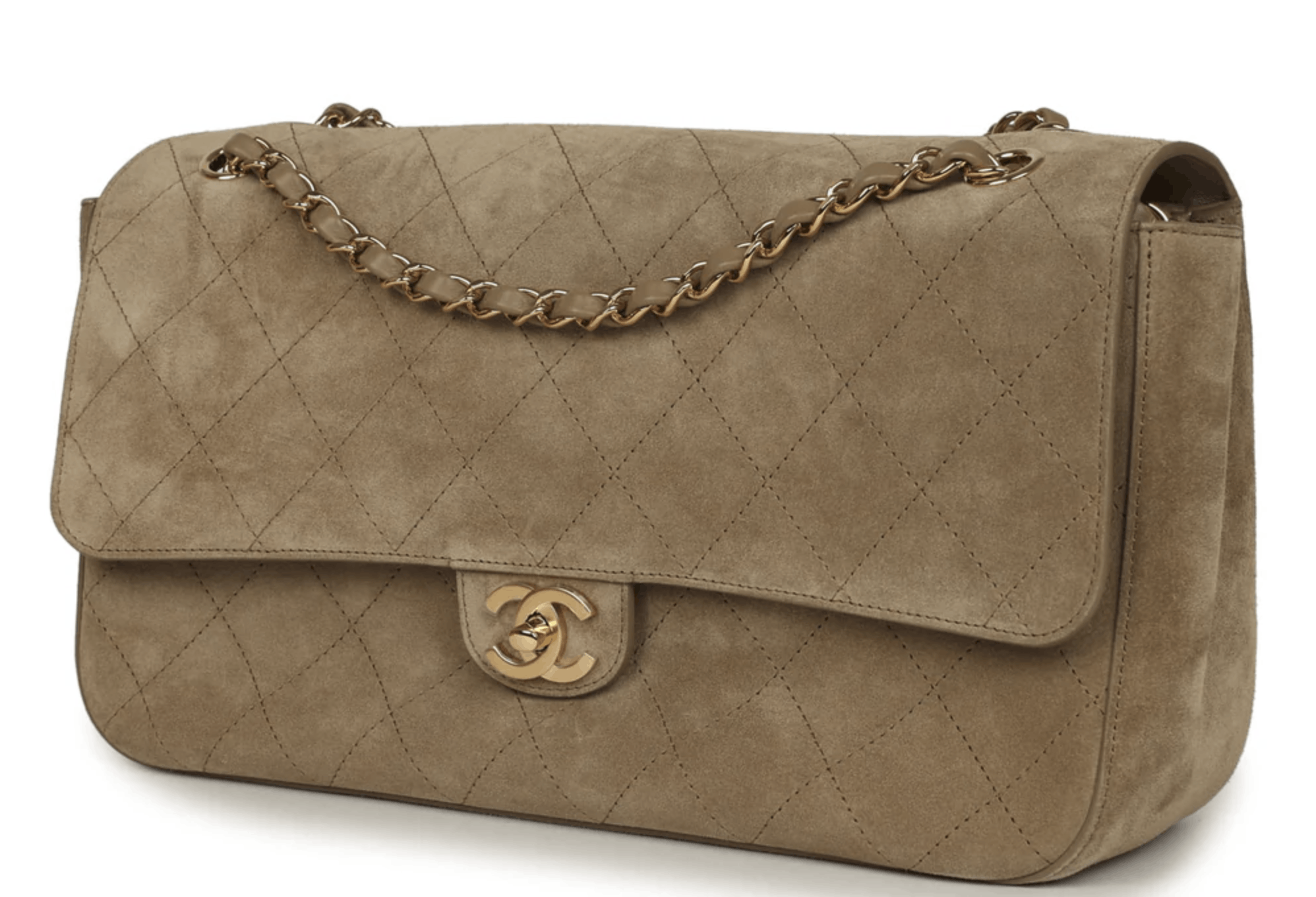 Chanel 26S Maxi Souplissimo Medium Jumbo Suede CC Logo Flap Bag Size ONE SIZE - 14 Thumbnail