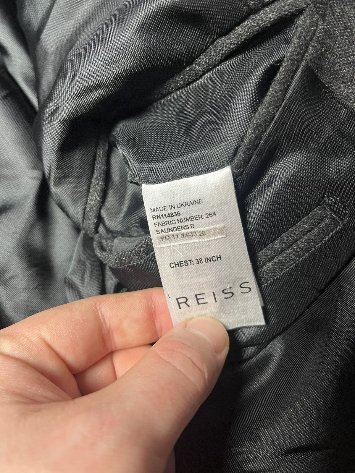 Reiss Reiss formal blazer 2 piece size 38 inch wool Size 38R - 6 Thumbnail