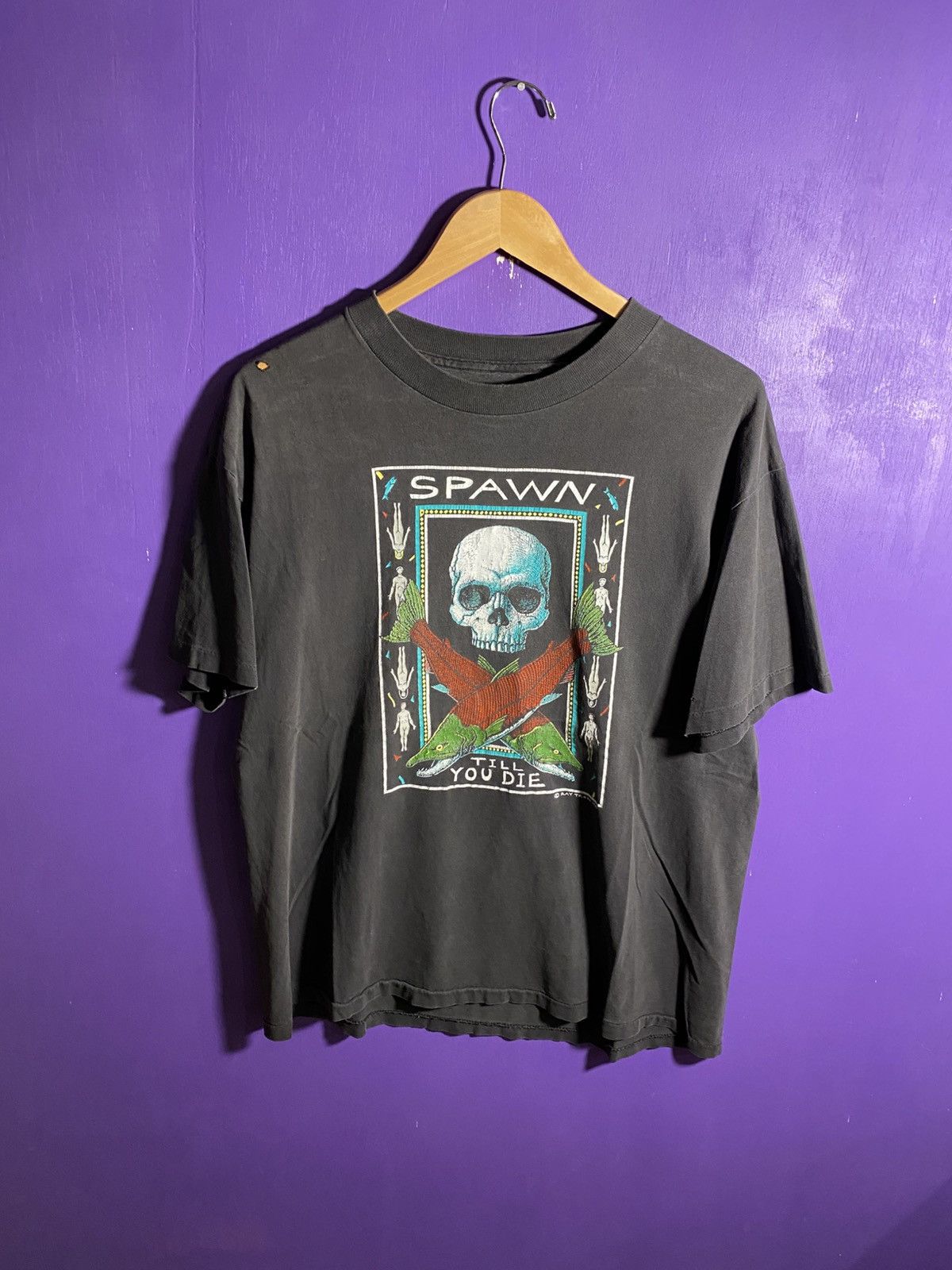 Other Vintage 1987 Spawn till you die faded art tee Size US L / EU 52-54 / 3 - 1 Thumbnail