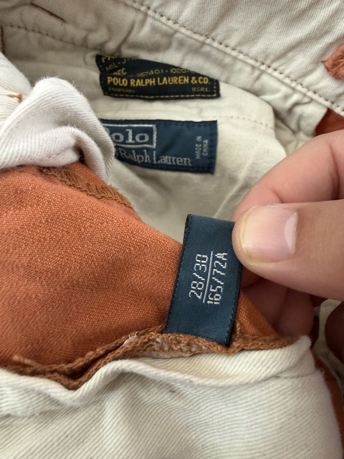 Ralph Lauren RL Orange Cargo pants Ralph Lauren RL67 Size US 28 / EU 44 - 5 Thumbnail
