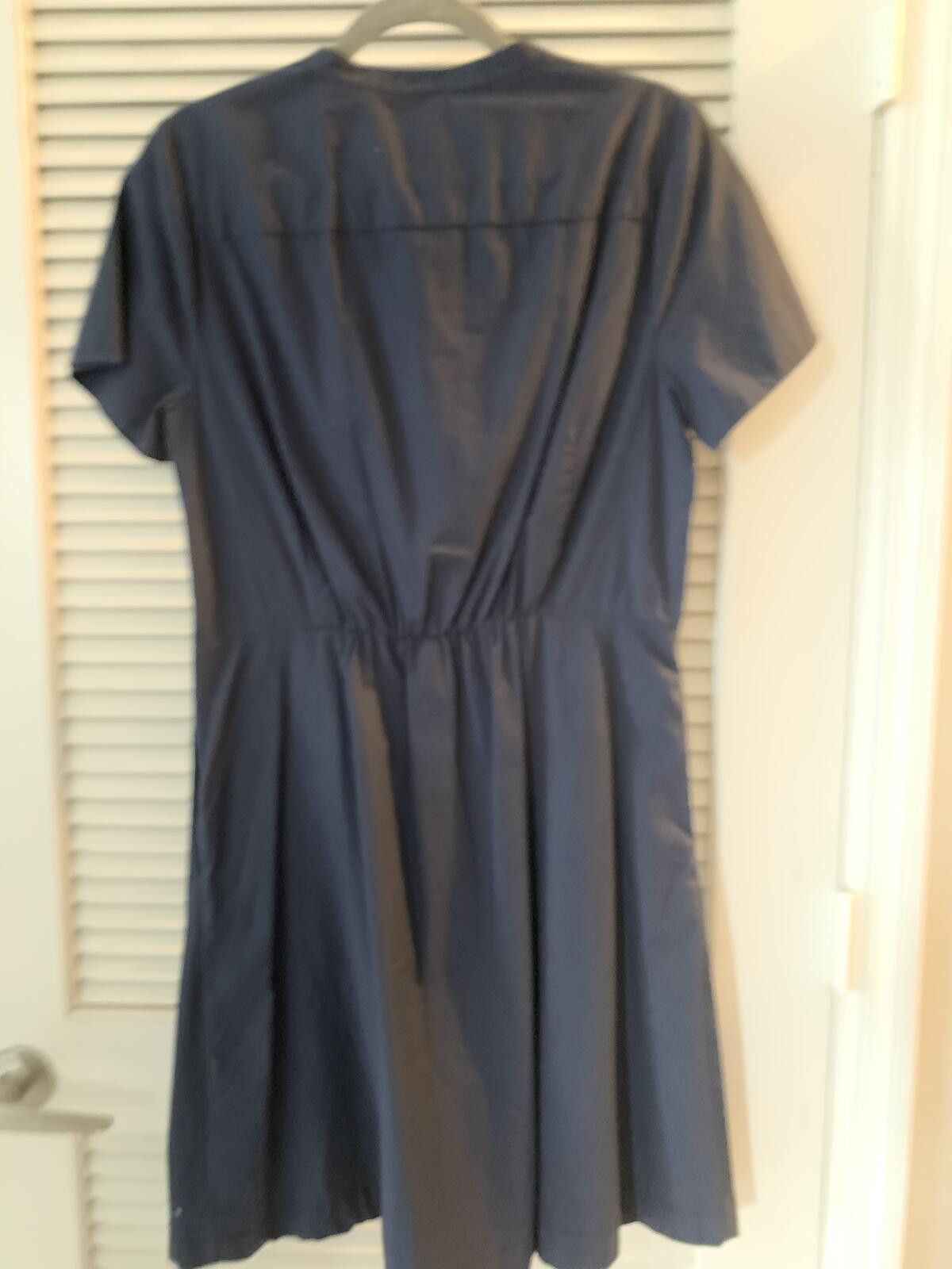 J.Crew J Crew Navy Dress Size L / US 10 / IT 46 - 2 Thumbnail