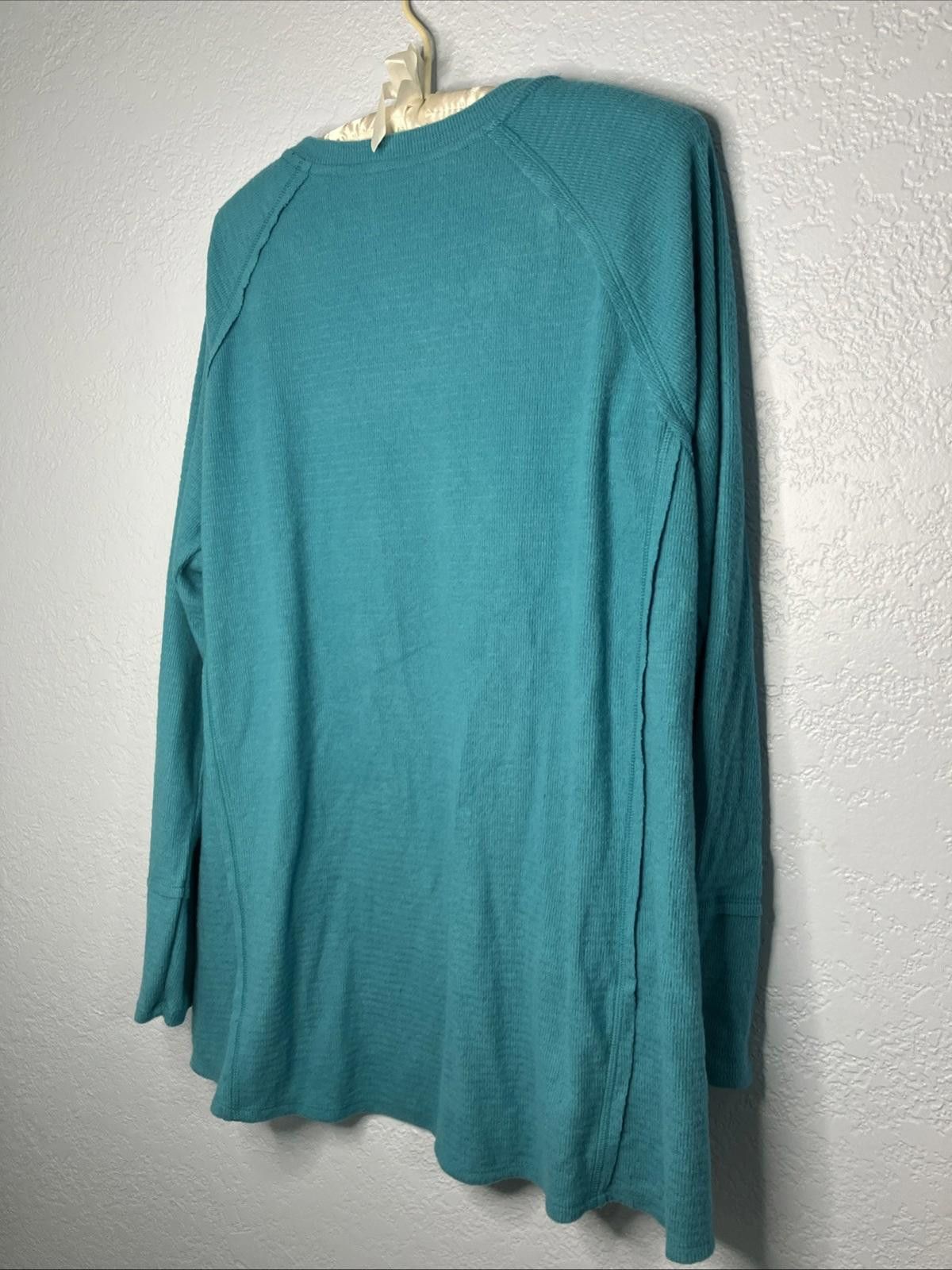 Wildfox Wildfox Haley Soft Brushed Pullover Teal Size Medium NWT Size L / US 10 / IT 46 - 3 Thumbnail