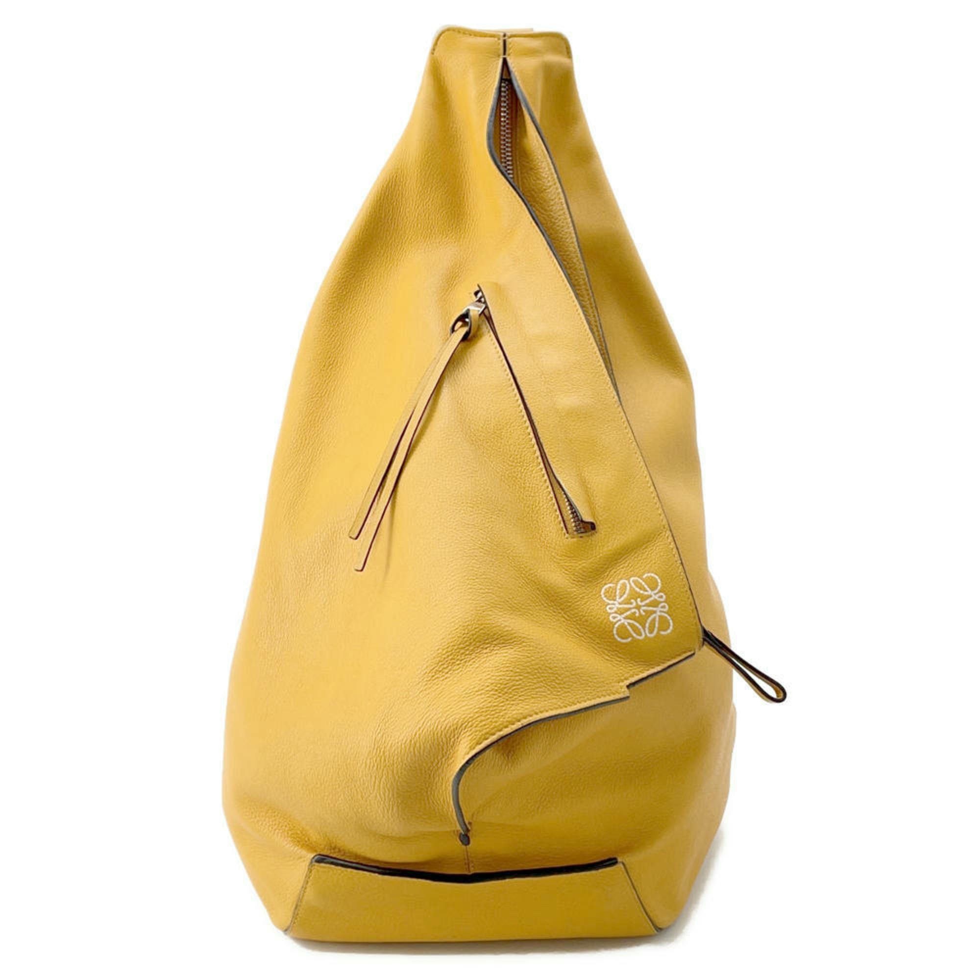 Loewe Shoulder Bag Anton Sling Leather Body in Yellow, Women's