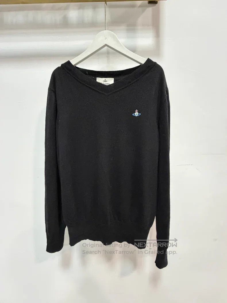 Vivienne Westwood Vivienne Westwood Black Saturn Sweater Size US L / EU 52-54 / 3 - 1 Thumbnail