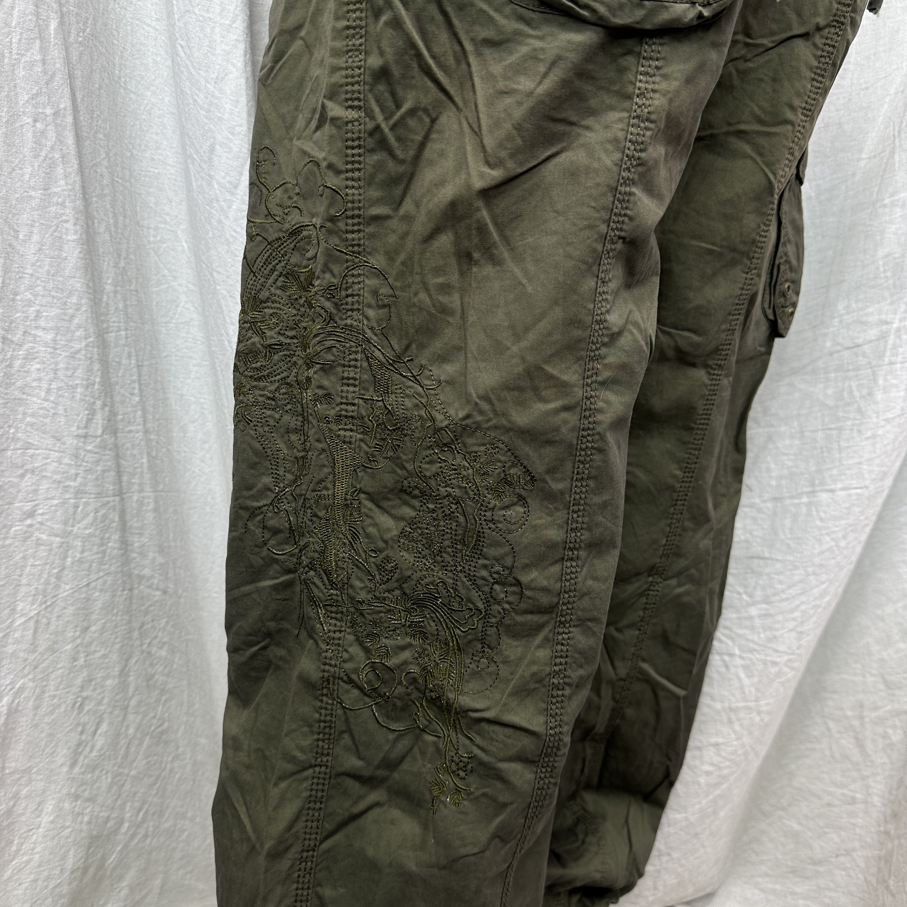 Vintage Vintage Streetwear Cargo Military Styled Pants 00s Size US 31 - 2 Thumbnail