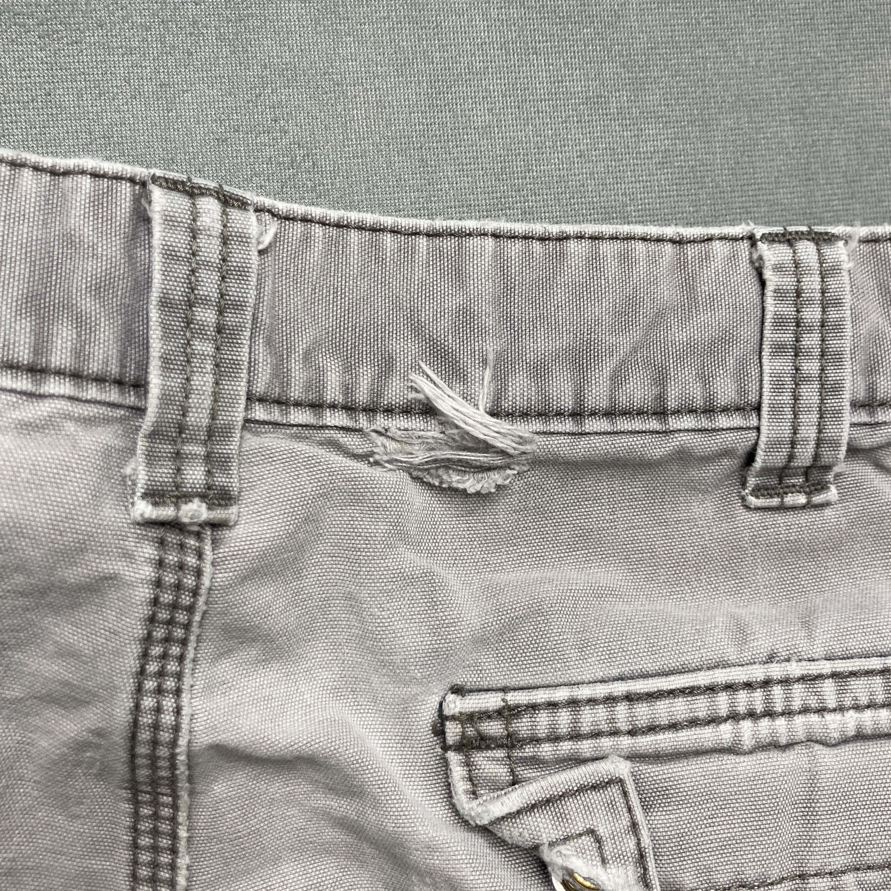 Carhartt Carhartt 36x30 Gray 100% Cotton Canvas Cargo Pants Thrashed Size US 36 / EU 52 - 12 Thumbnail