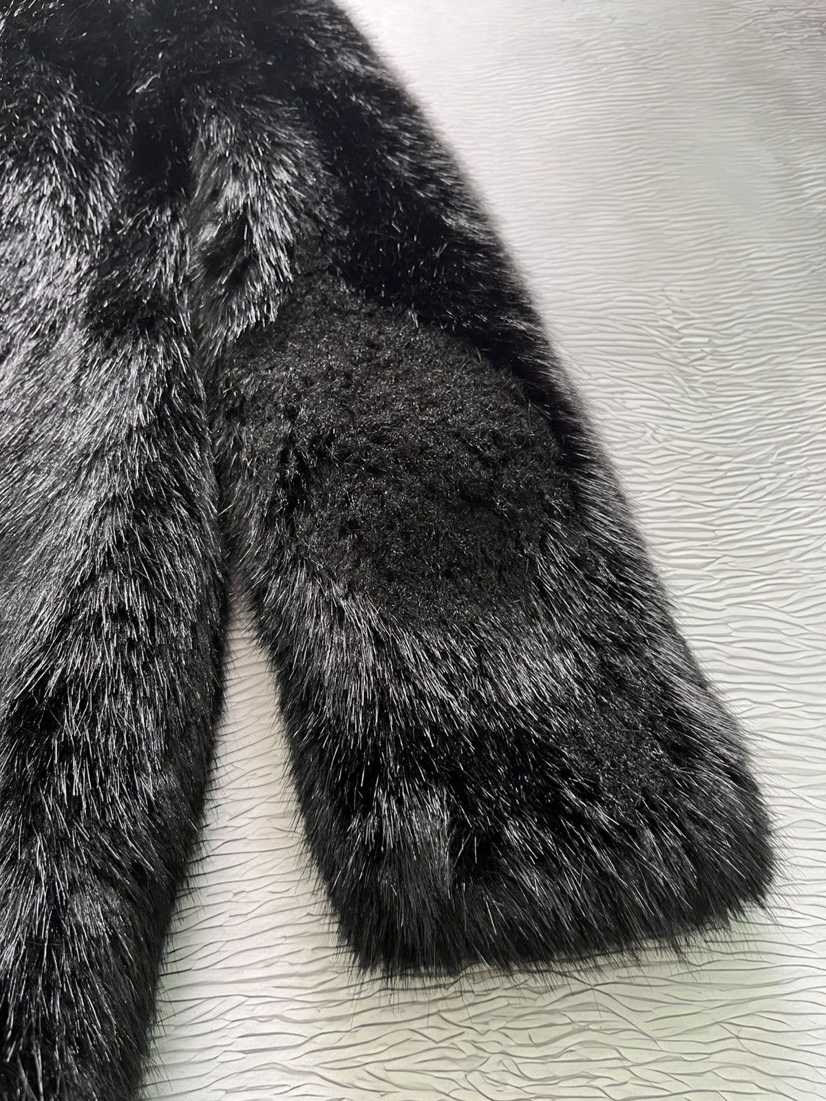 Karl Lagerfeld Karl Lagerfeld Faux Fur Coat Black Panther Jacket Luxury Size XS / US 0-2 / IT 36-38 - 4 Thumbnail