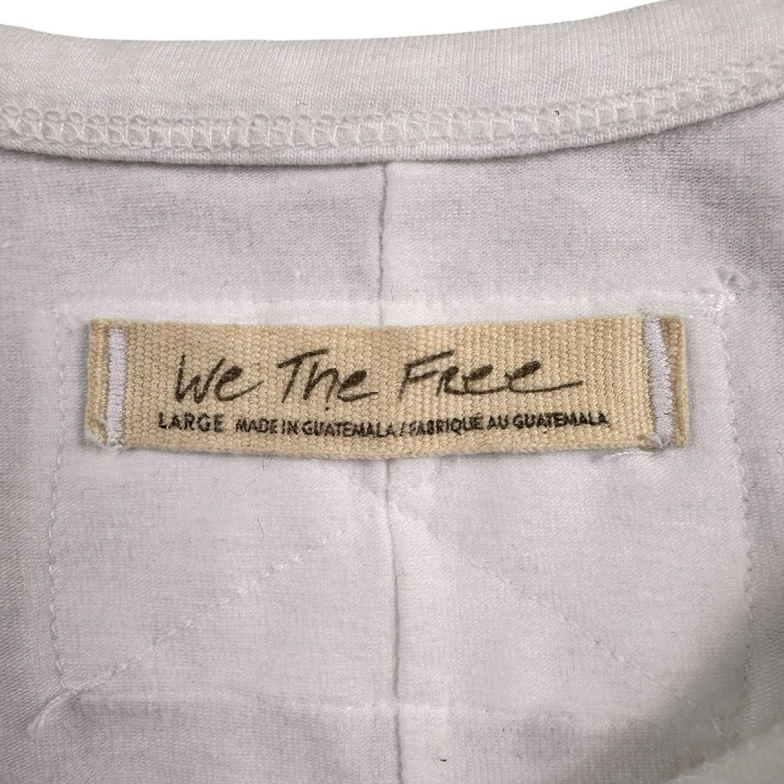 Free People We The Free Can’t Let Go Long Sleeve Tee – White – Size L Size L / US 10 / IT 46 - 4 Thumbnail