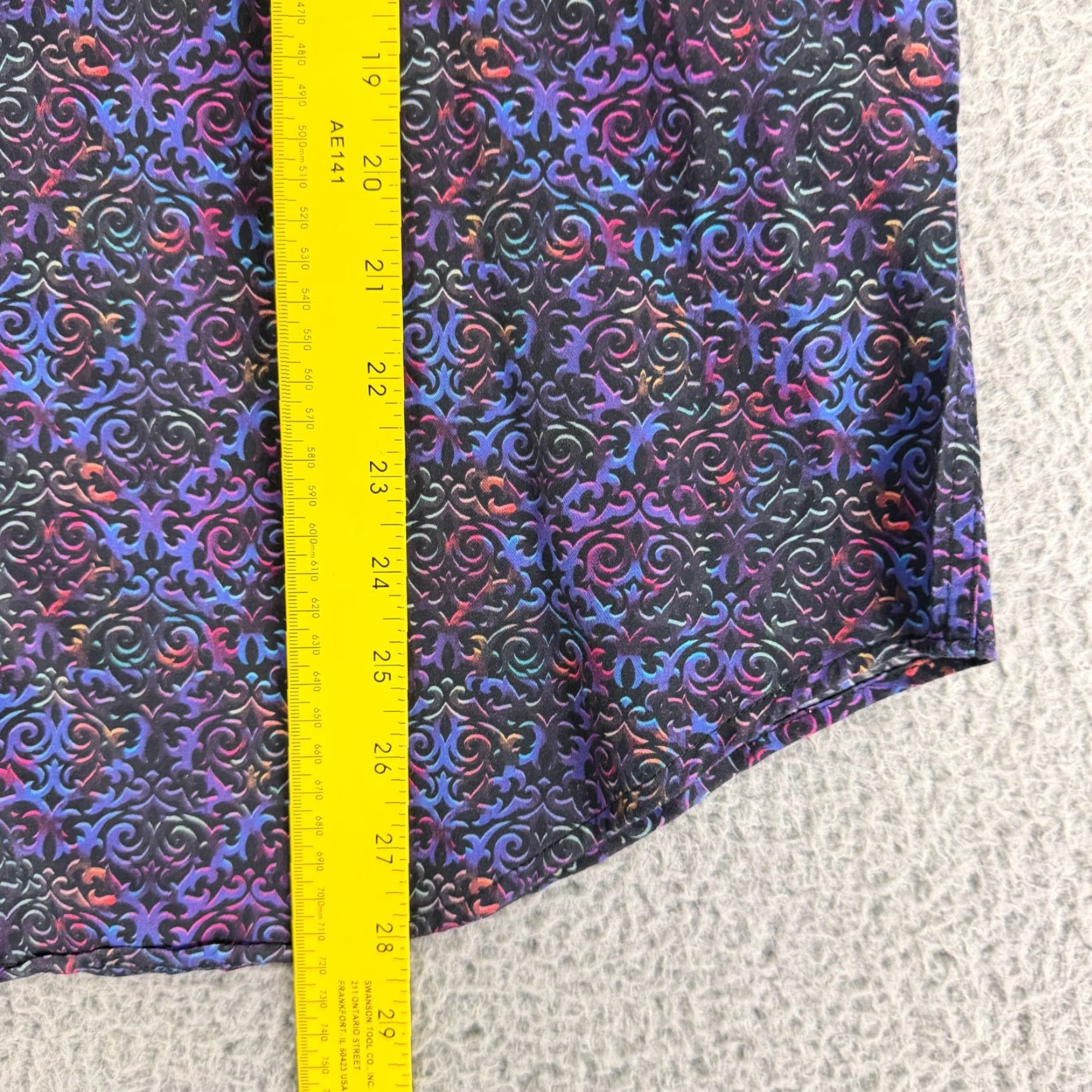 Robert Graham Robert Graham Archetype Button-Up Shirt Mens M Purple Baroque Long Sleeve Size US M / EU 48-50 / 2 - 6 Thumbnail