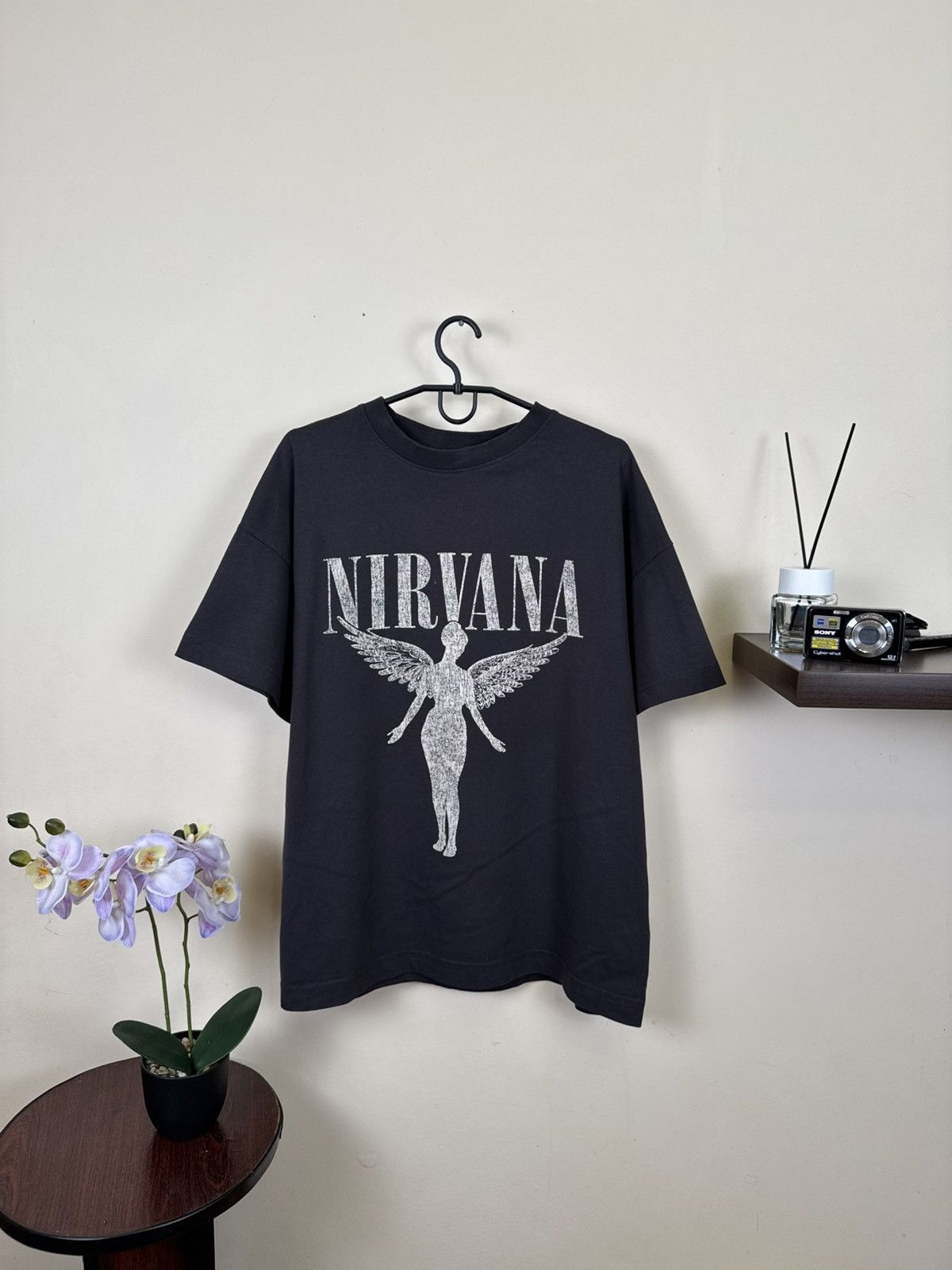 Other Nirvana T shirt In Utero Black Grey Rock Band Kurt Cobain L Size US L / EU 52-54 / 3 - 1 Thumbnail