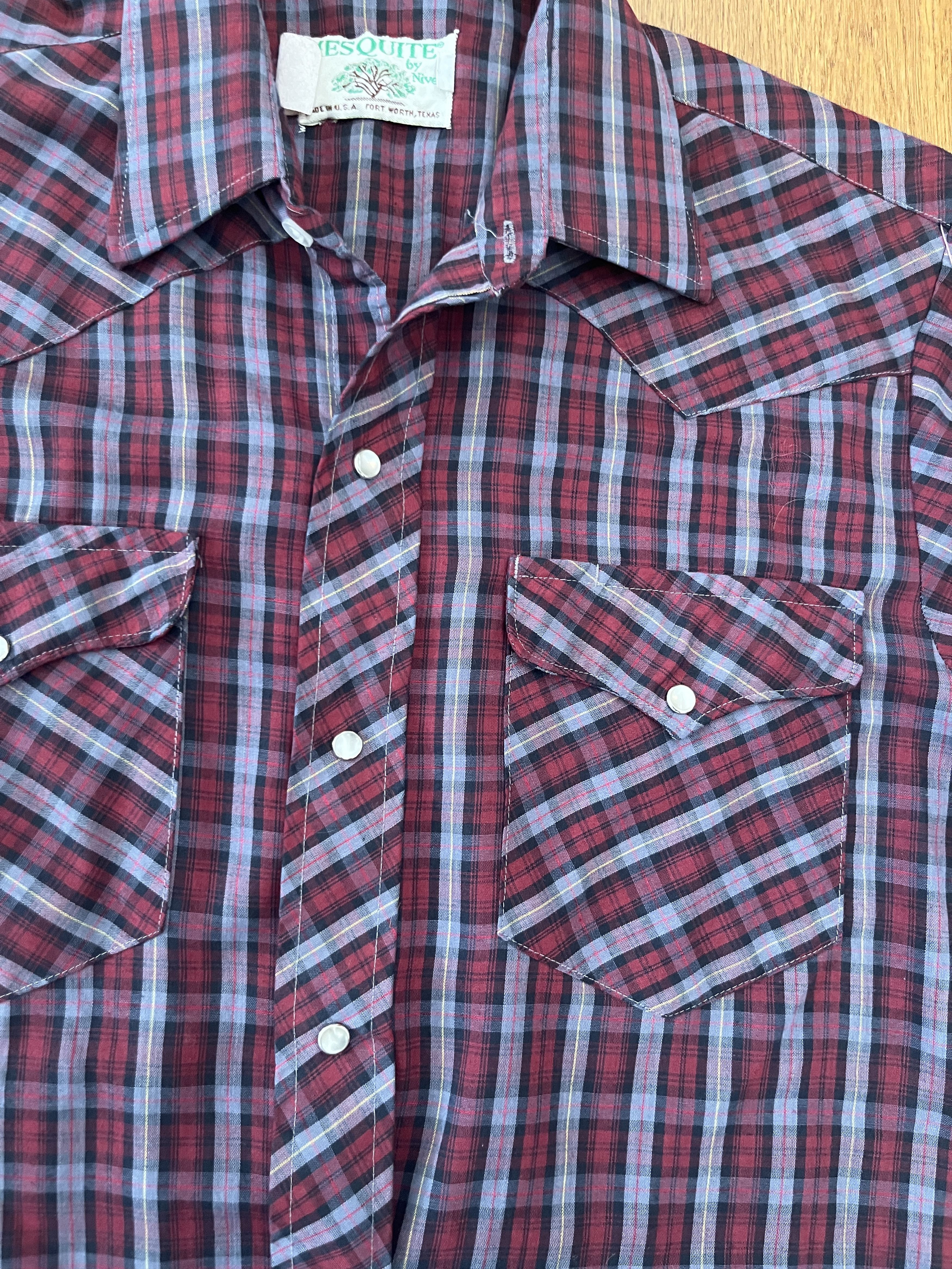 Other Vtg 70s Mesquite by Niver Pearl Snap Western Shirt 15/33 Size US M / EU 48-50 / 2 - 2 Thumbnail