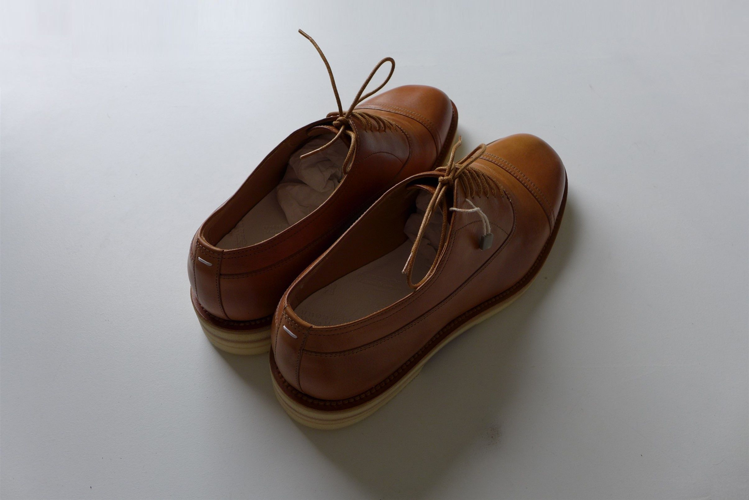 Maison Margiela Margiela Oxford Shoes - Vegetable Tanned Calf Leather Size US 8 / EU 41 - 8 Thumbnail