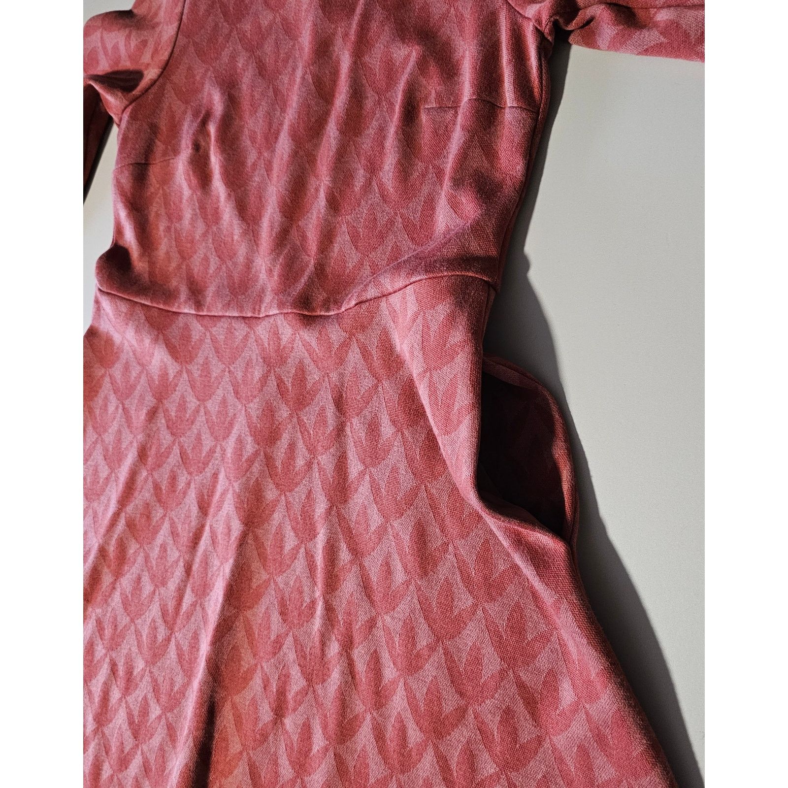 Boden NWT Boden High Neck Jacquard Knit Mini Dress Uk 10 US 6 P Size M / US 6-8 / IT 42-44 - 8 Thumbnail