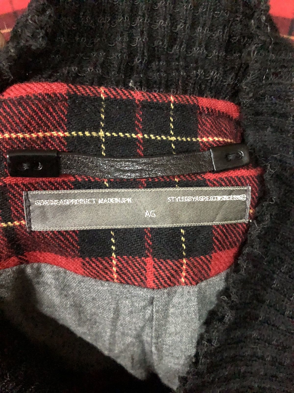Japanese Brand AH Check Tartan Punk Rock Style Jacket Size US M / EU 48-50 / 2 - 3 Thumbnail