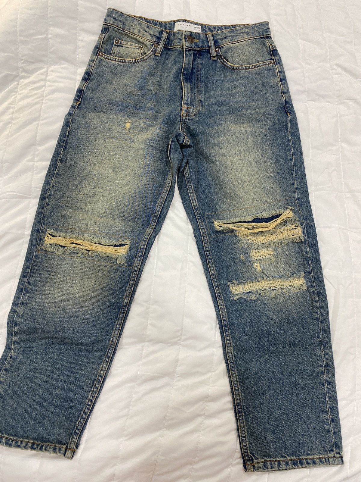 Topman NWT:Mens Relaxed Fit Topman Jeans size 30/30 Size US 30 / EU 46 - 5 Thumbnail