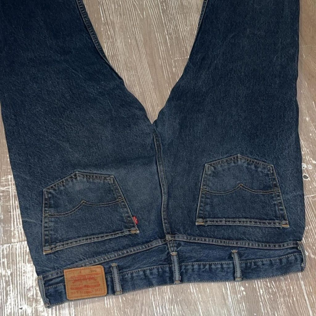 Levi's Levi's 505 blue jeans with a unique cut out design Size US 42 / EU 58 - 4 Thumbnail