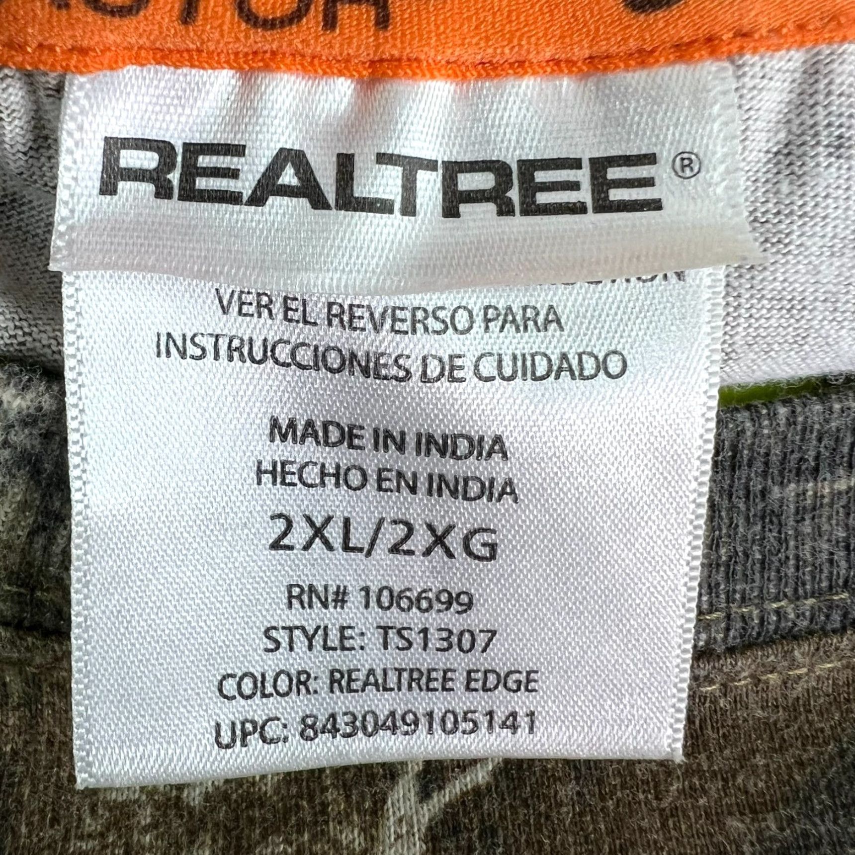 Realtree Realtree Edge Shirt Mens 2XL Green Scent Factor Camo Long Sleeve Size US XXL / EU 58 / 5 - 6 Thumbnail