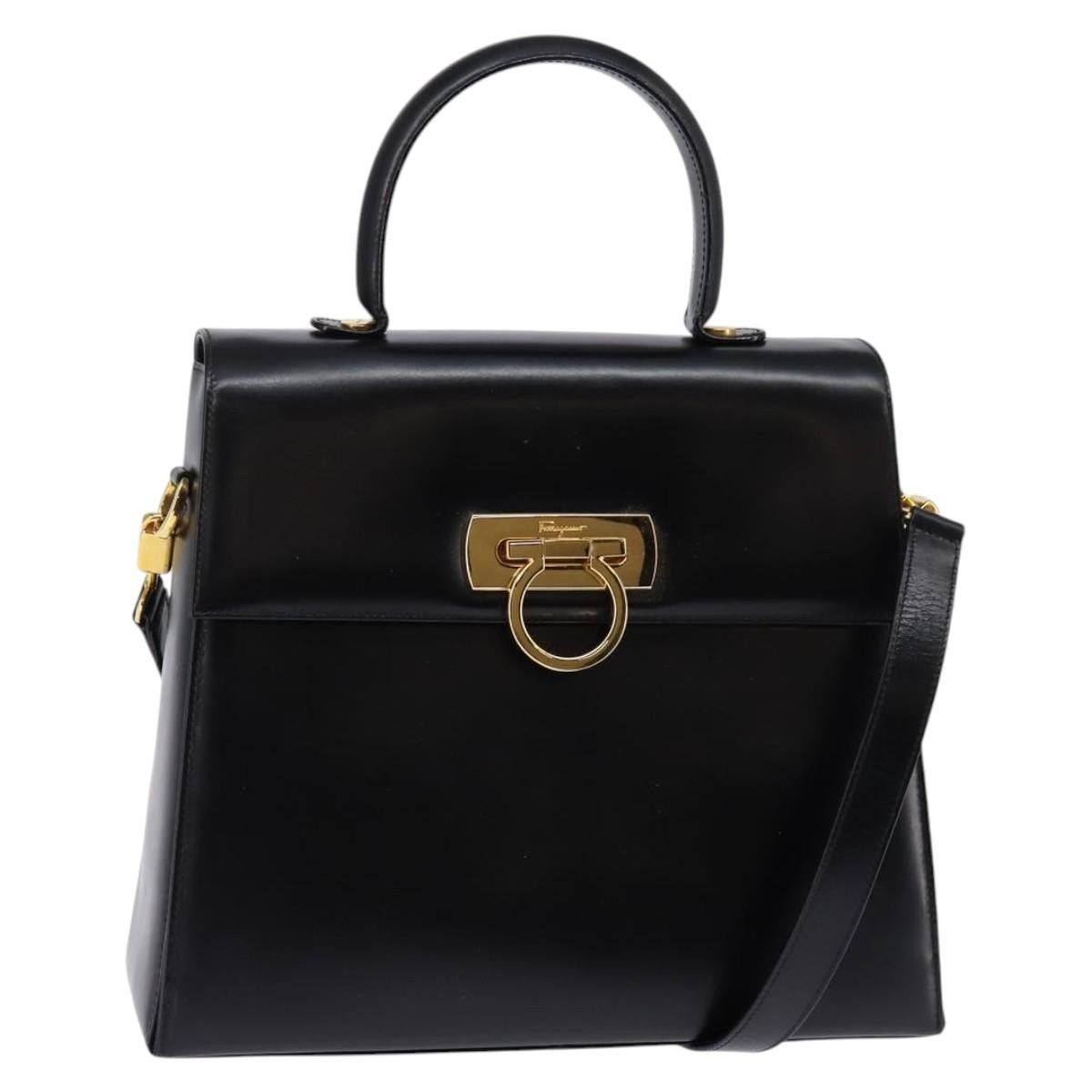 Salvatore Ferragamo Salvatore Ferragamo Gancini Convertible Top Handle Bag Leather Size ONE SIZE - 1 Thumbnail