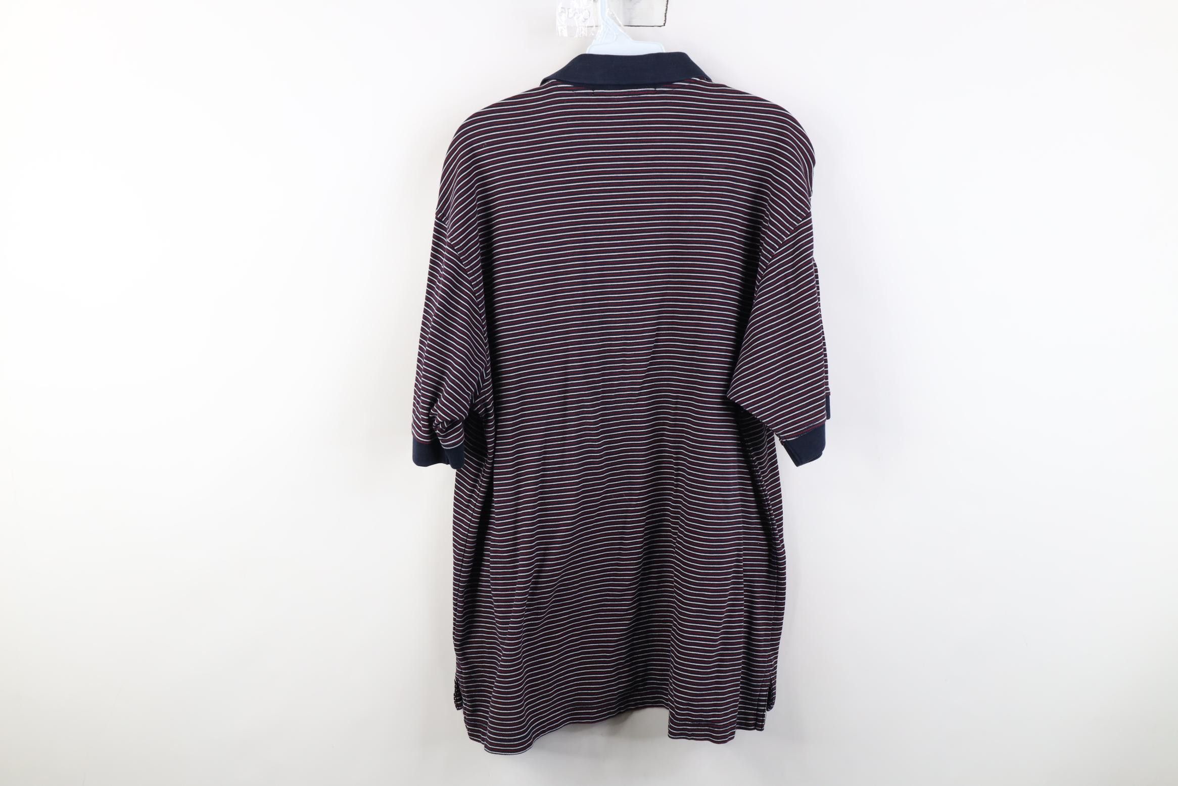 Vintage Vintage Y2K 2003 US Open Olympia Fields Striped Polo Shirt Size US L / EU 52-54 / 3 - 10 Thumbnail