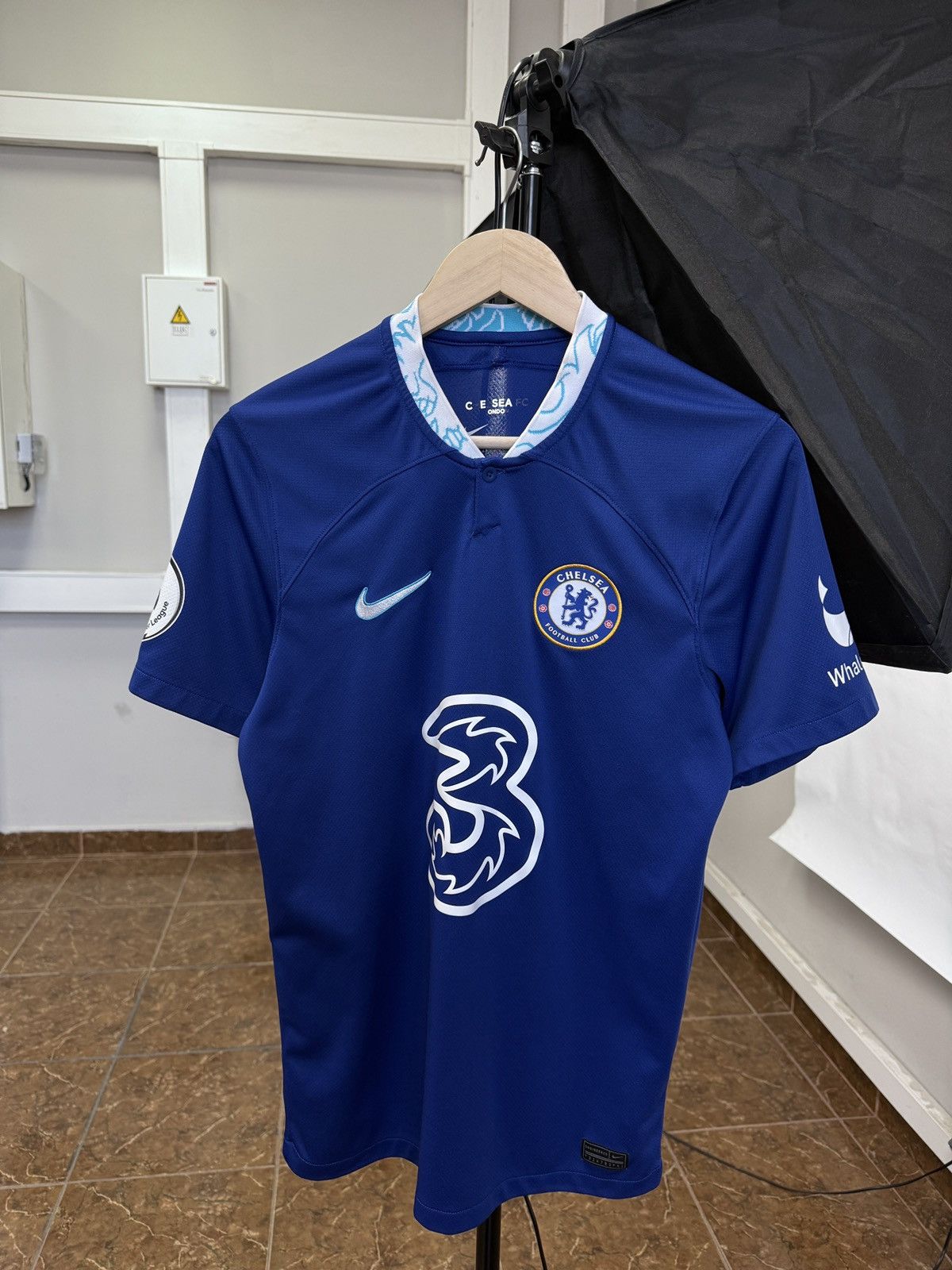 Chelsea Soccer 🏴󠁧󠁢󠁥󠁮󠁧󠁿 2023 Nike Chelsea Premier League Soccer Jersey T-Shirt Y2K Size US S / EU 44-46 / 1 - 1 Thumbnail