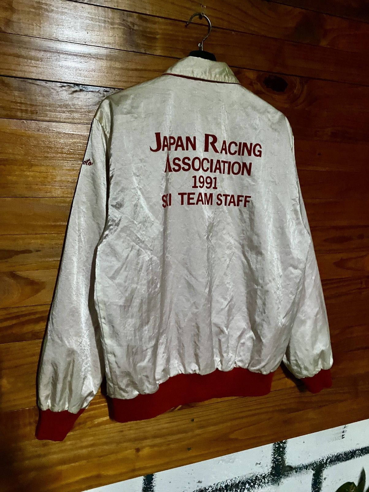 Vintage Vintage Japan Racing Association Horseman Reversible Satin Size US M / EU 48-50 / 2 - 11 Thumbnail